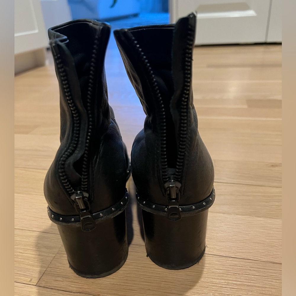 Rag & Bone Black Willow Studded Boot In Leather - image 6